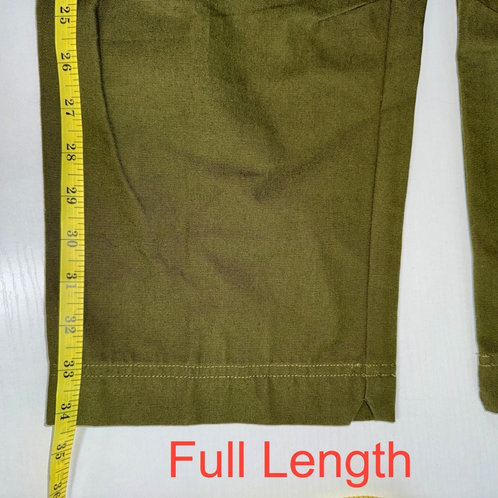 Hurley Lowrider Cargo Pants Olive Green Womens Size 11 AJ3564 Wide Leg NWT - Picture 11 of 12
